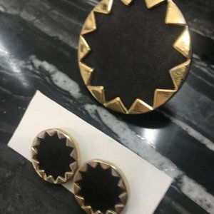 House of Harlow 1960 Sunburst Earring and Ring Set